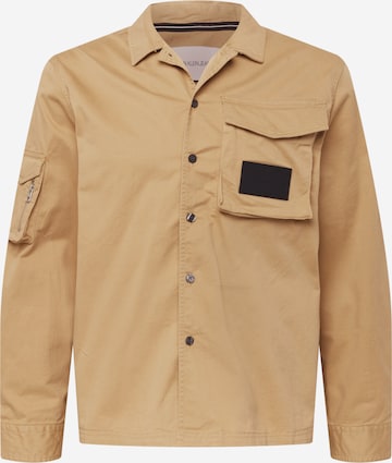 Calvin Klein Jeans Between-Season Jacket in Beige: front