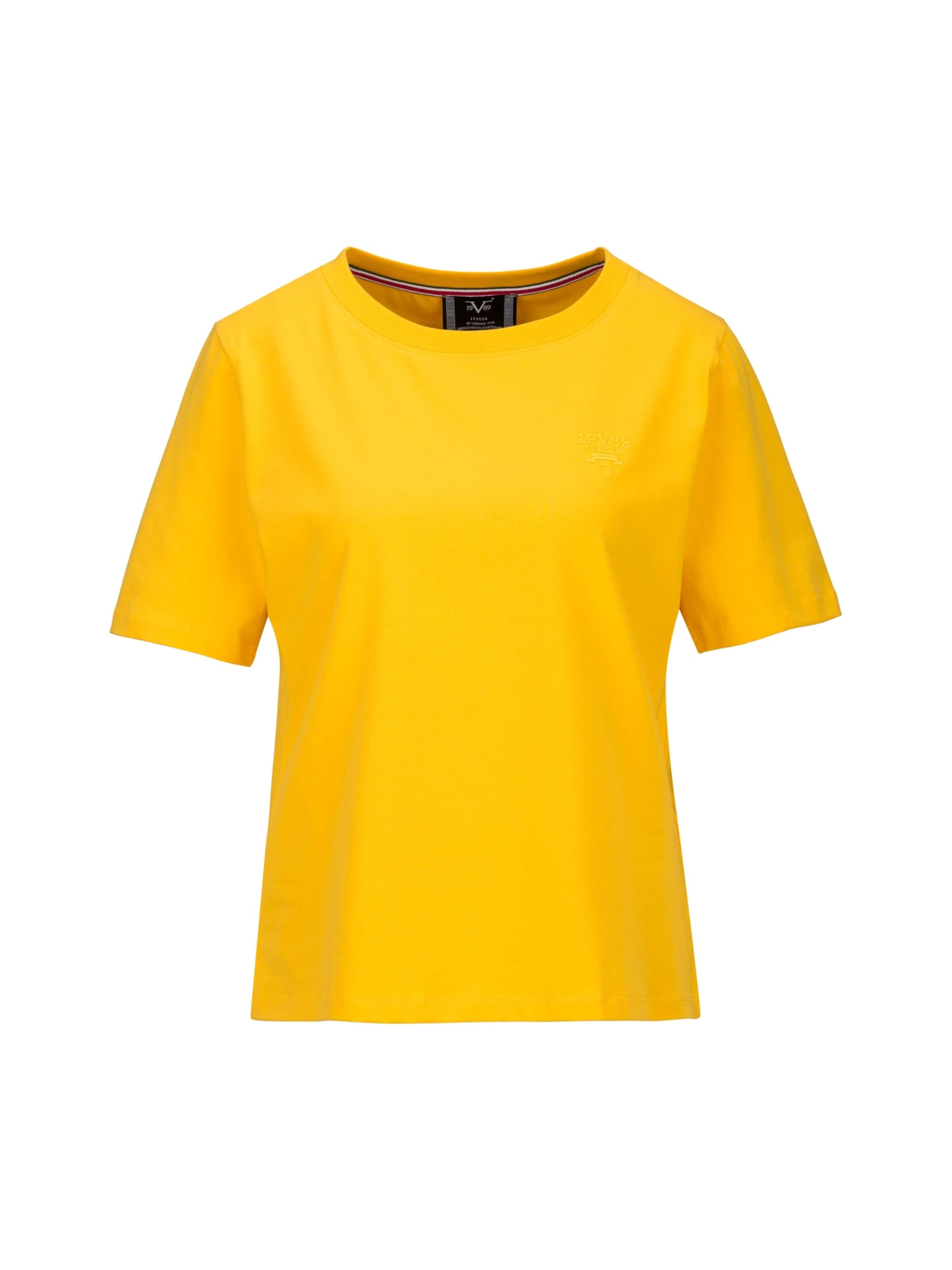 T-shirt 'Bellara' 19V69 ITALIA en jaune : devant