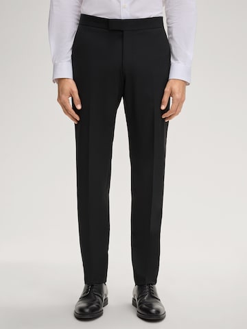 STRELLSON Slimfit Pantalon 'Matt' in Zwart: voorkant