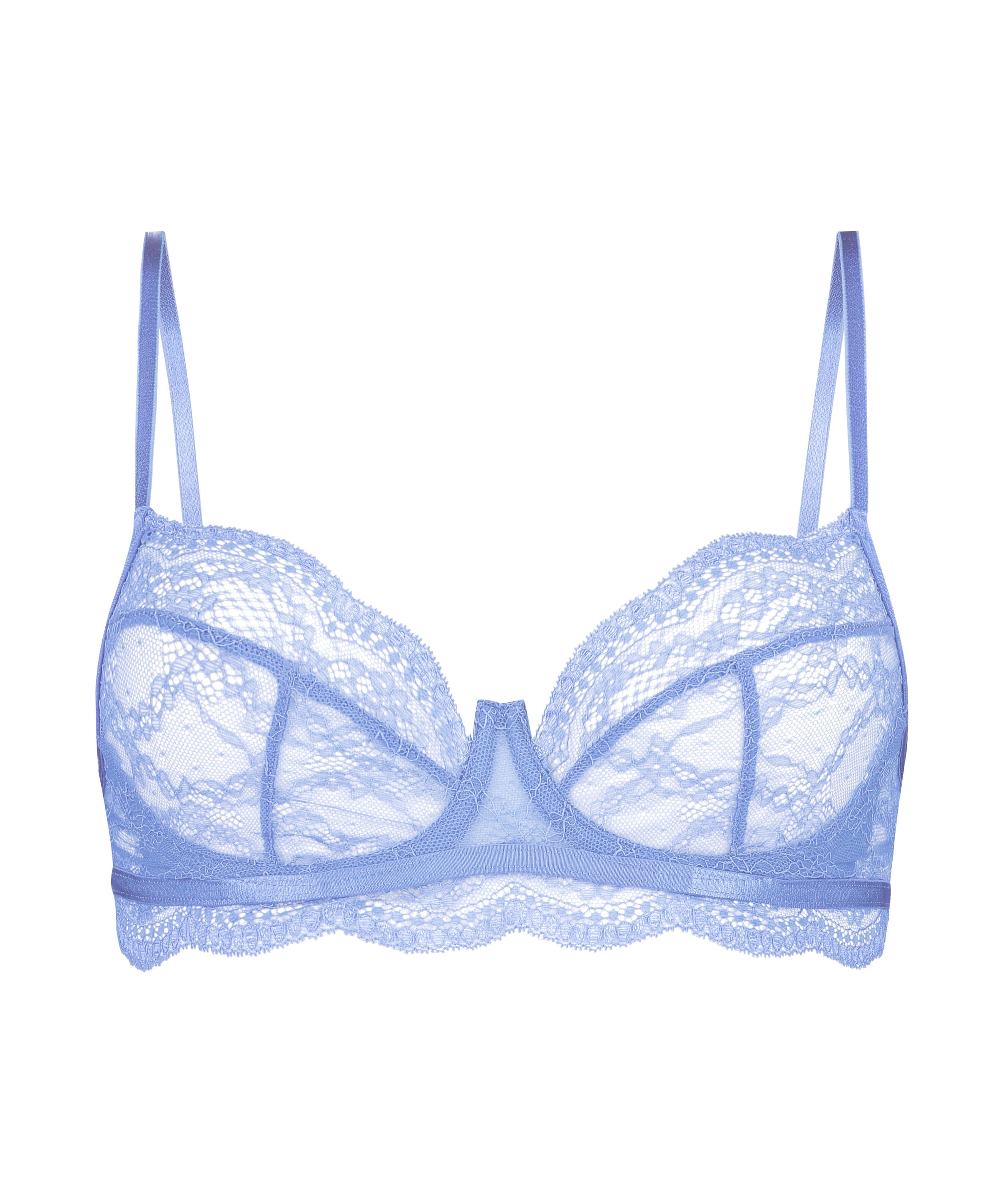 Hunkemöller Balconette BH 'Isabelle' in Blau: Vorderseite