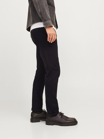 JACK & JONES Slim fit Chino trousers 'JWHMARCO FURY' in Black