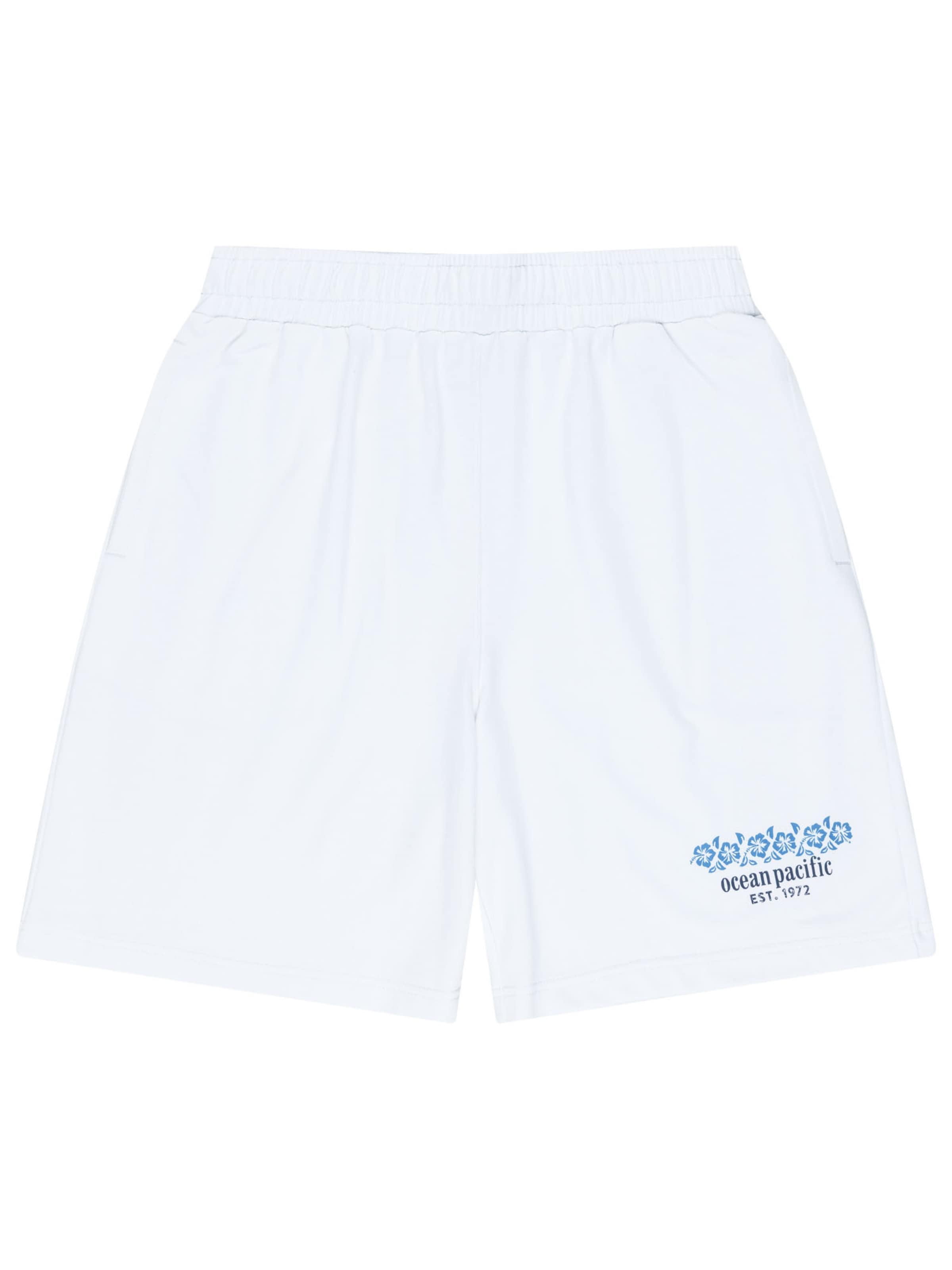 Ocean Pacific Обычный Штаны 'Tidezo' в Белый: спереди