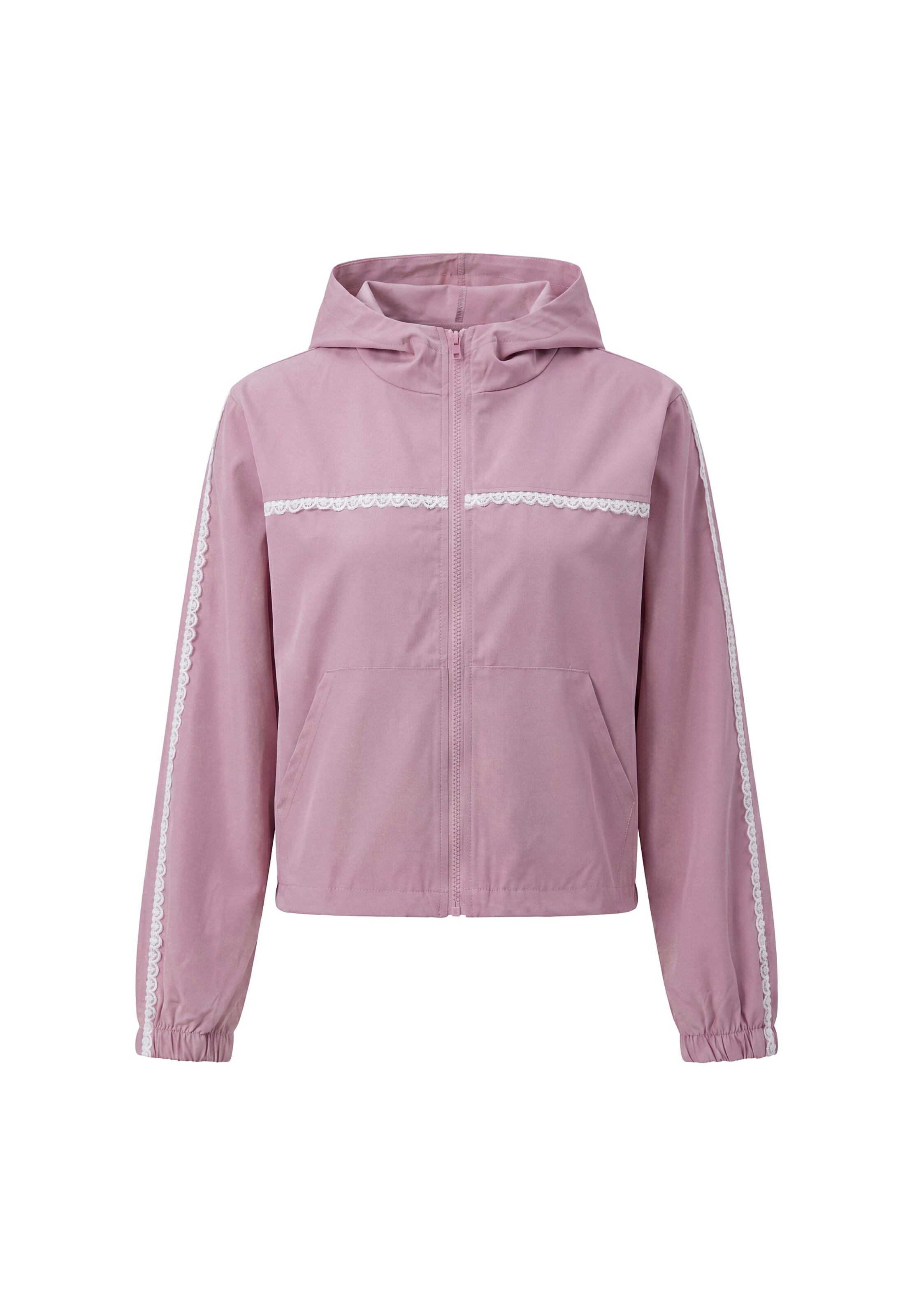 myMo ATHLSR Between-Season Jacket in Pink: front
