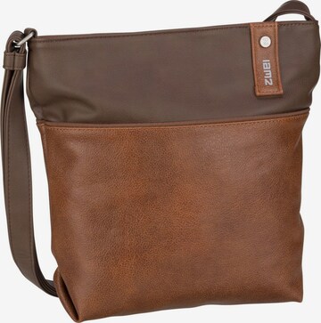 ZWEI Crossbody Bag 'Jana' in Brown: front