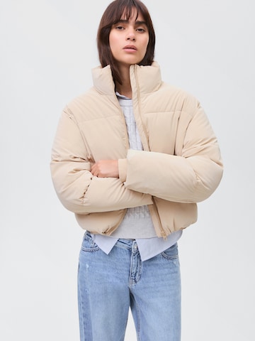 MANGO TEEN Overgangsjakke i beige: forside