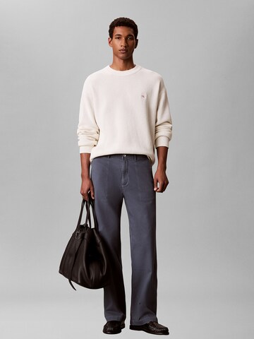 Calvin Klein Jeans Loose fit Trousers 'Utility' in Blue: front