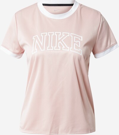 NIKE Tehnička sportska majica 'SWOOSH' u rosé / bijela, Pregled proizvoda