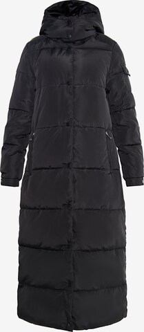 Manteau d’hiver 'Pryam' usha WHITE LABEL en noir : devant