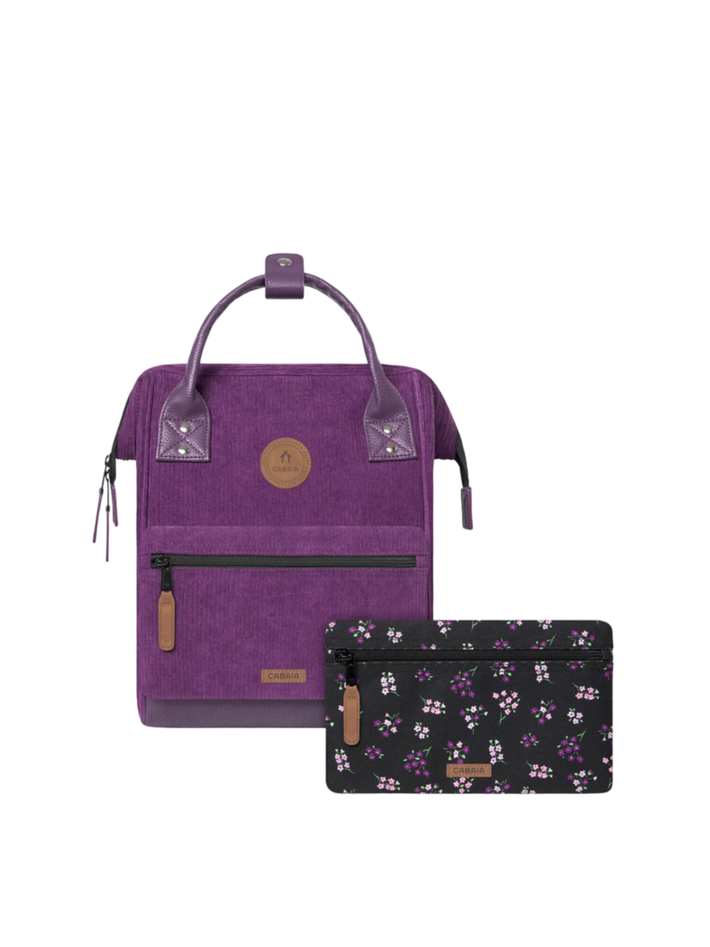 Cabaia Backpack 'Nancy S' in Purple: front