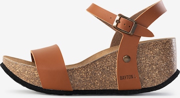 Bayton Sandaler 'Toledo' i brun: forside