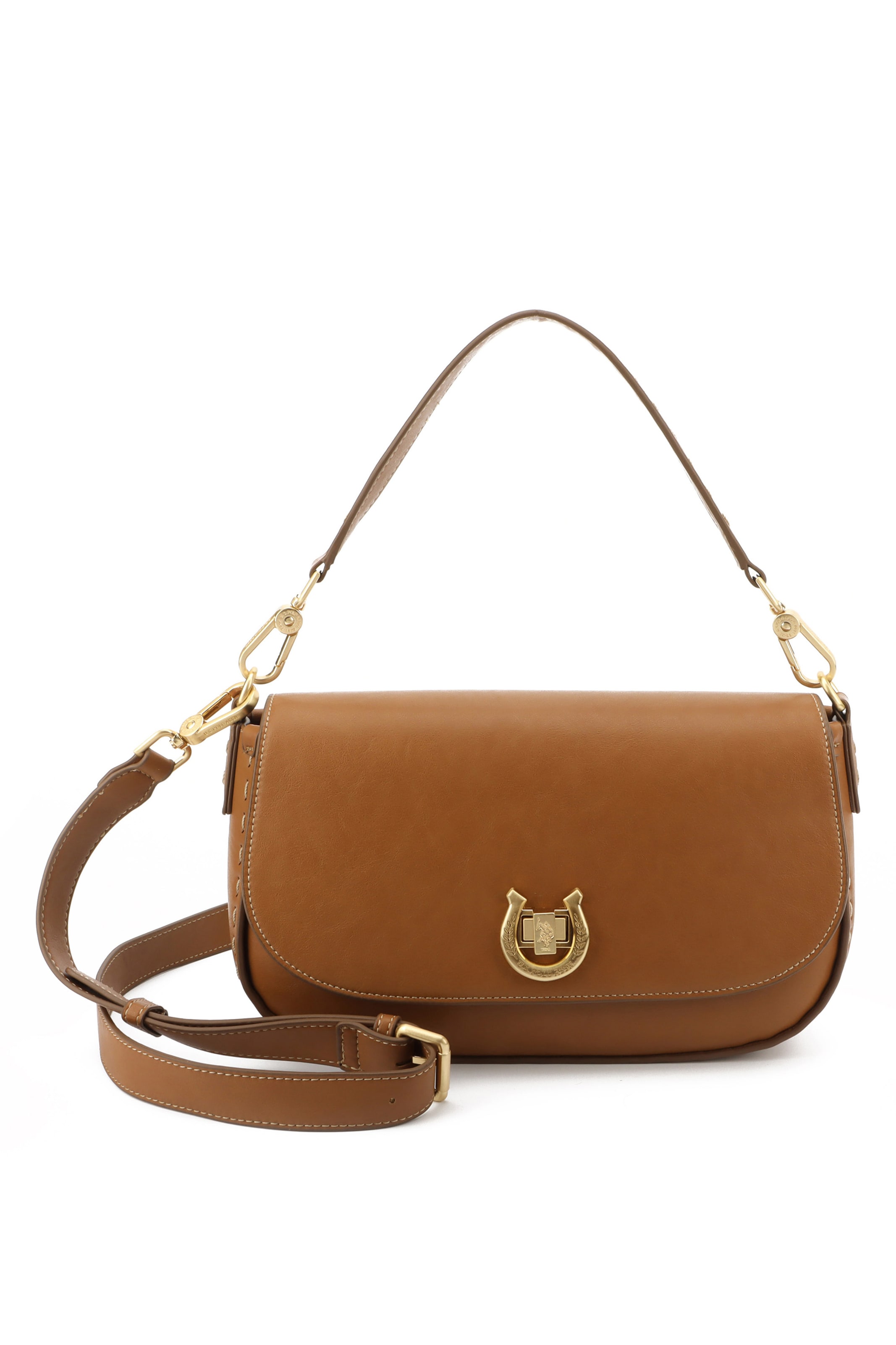 Borsa a mano di U.S. POLO ASSN. in marrone: frontale