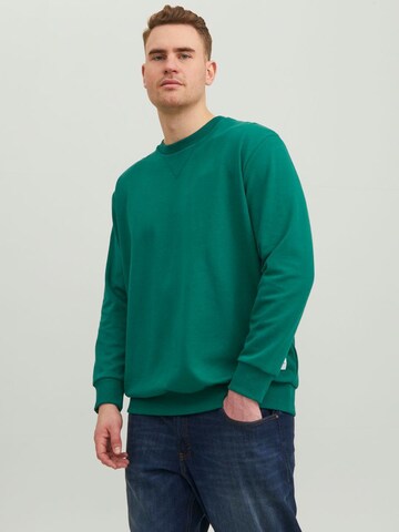 Jack & Jones Plus Sweatshirt in Green: front