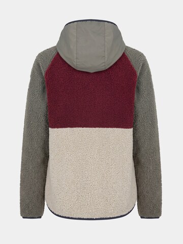 Derbe Fleecejacke in Mischfarben