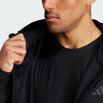 ADIDAS PERFORMANCE Athletic Jacket 'Designed For Training' in Black
