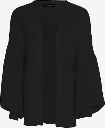 SASSYCLASSY Oversized cardigan in Black: front