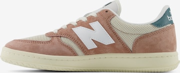 Baskets basses 'T500' new balance en rose : devant