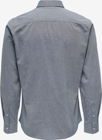 Only & Sons Slim fit Overhemd 'TORP' in Blauw