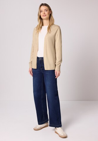 STREET ONE Knit Cardigan in Beige