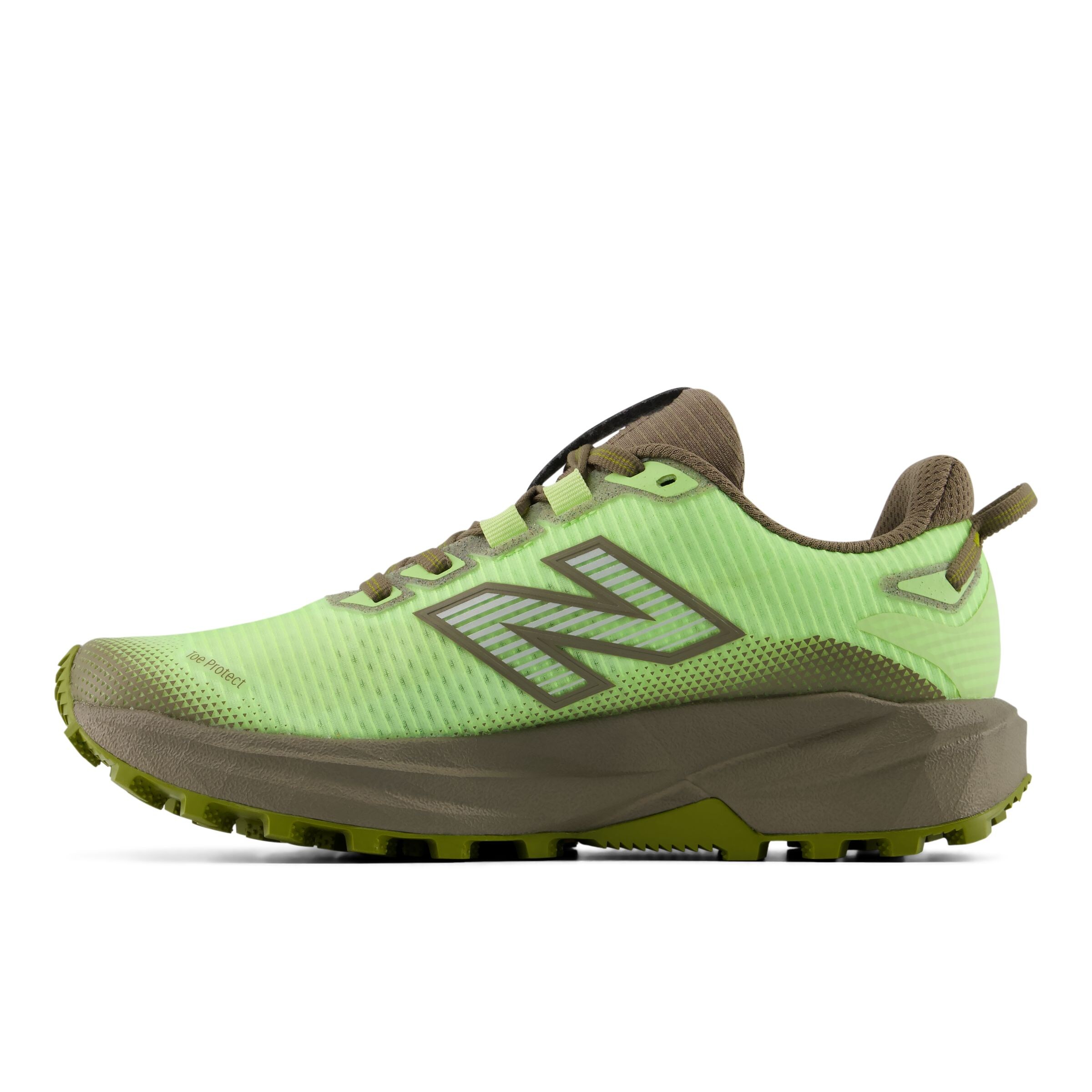 Chaussure de course 'Rebel Trail' new balance en vert : devant