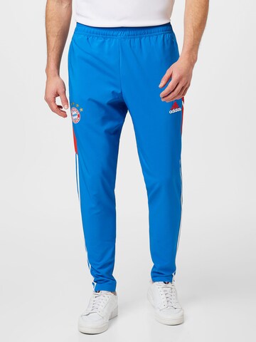 regular Pantaloni sportivi 'Fc Bayern Condivo 22 Presentation' di ADIDAS SPORTSWEAR in blu: frontale