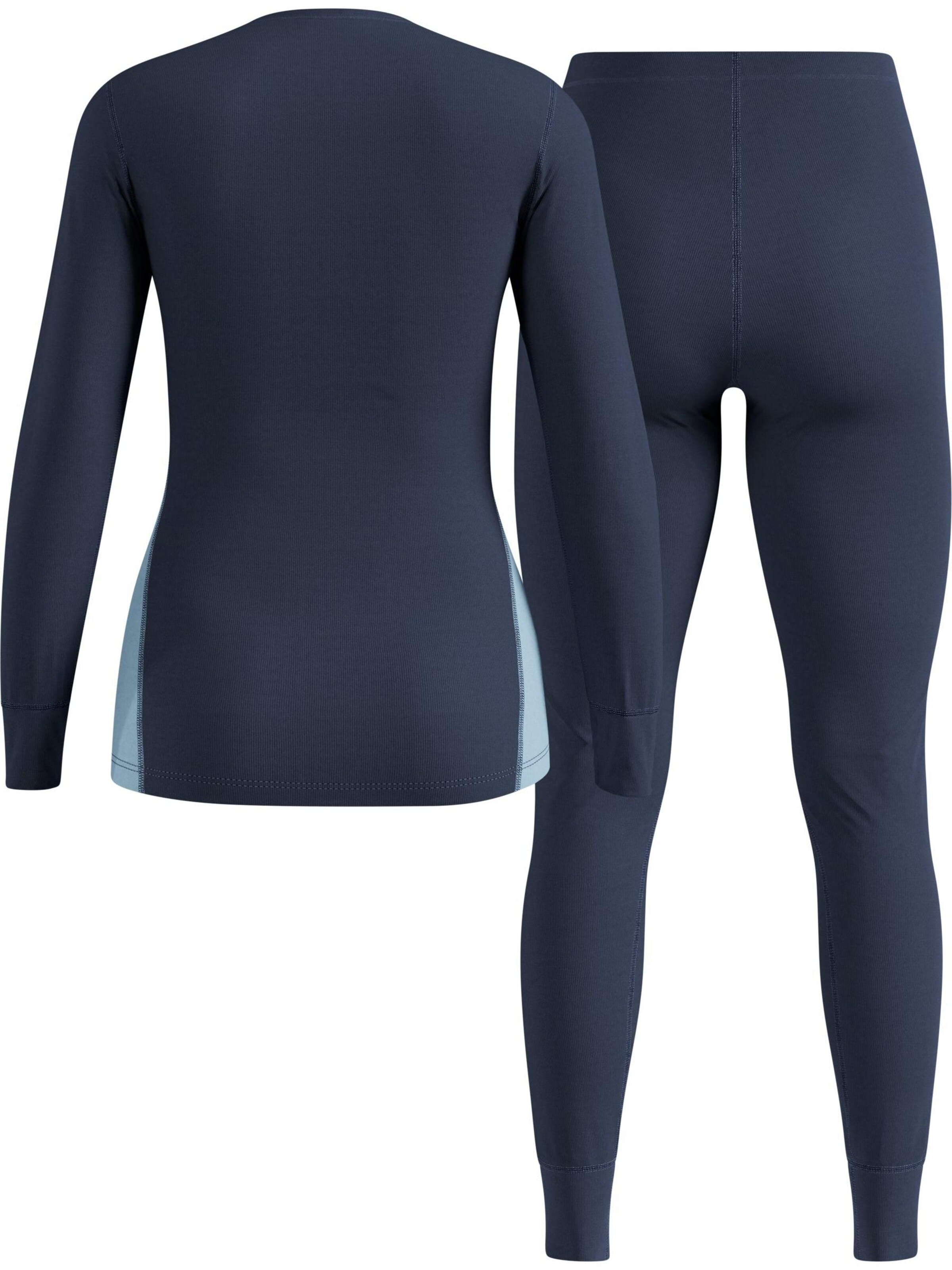 Invisible Ensemble de linge 'ACTIVE WARM' ODLO en bleu