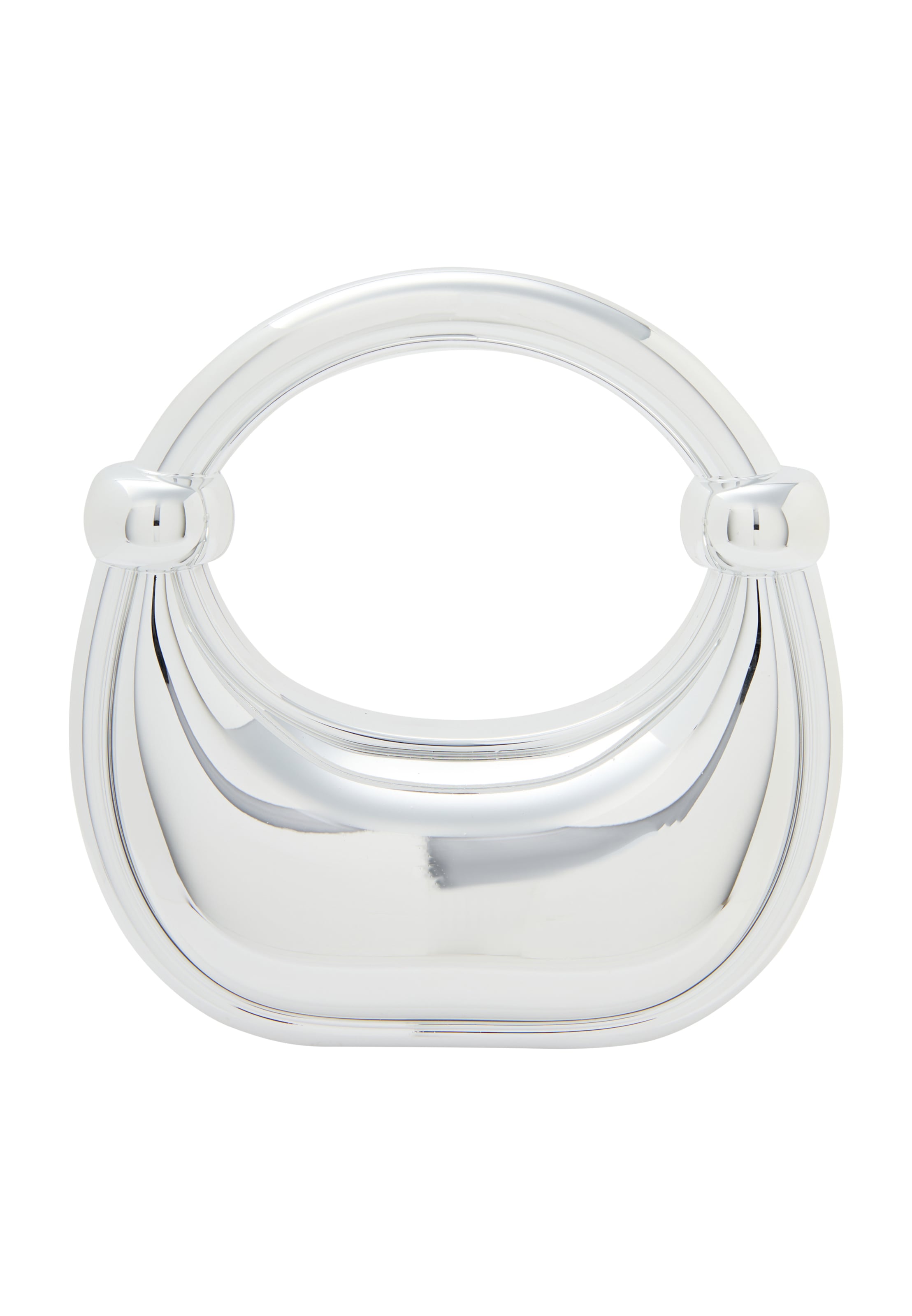 myMo at night Клатч в Серебристый: спереди