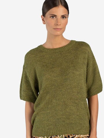 MORE & MORE Sweater in Green: front