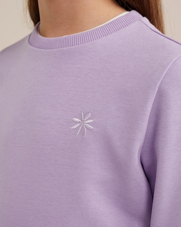 WE Fashion Sweatshirt i lilla