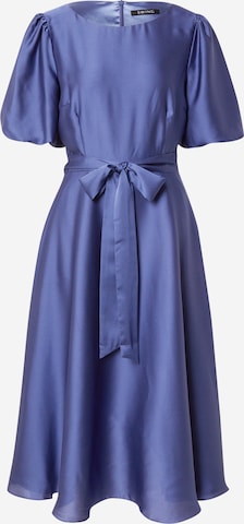 SWING Рокля за коктейл в синьо: отпред