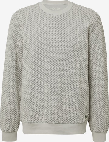 s.Oliver Sweatshirt in Grau: Vorderseite