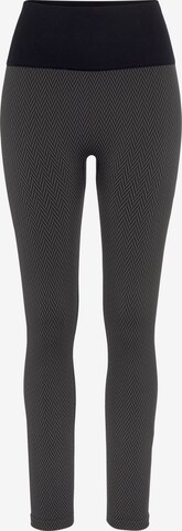 VIVANCE Skinny Sporthose in Schwarz: predná strana