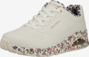 SKECHERS Platform trainers in White: front