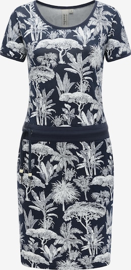 Ragwear Kleid 'Baomi Tropic Youmodo' in navy / weiß, Produktansicht