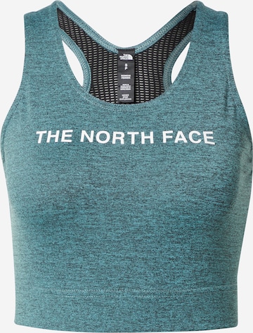 THE NORTH FACE - Top desportivo em azul: frente