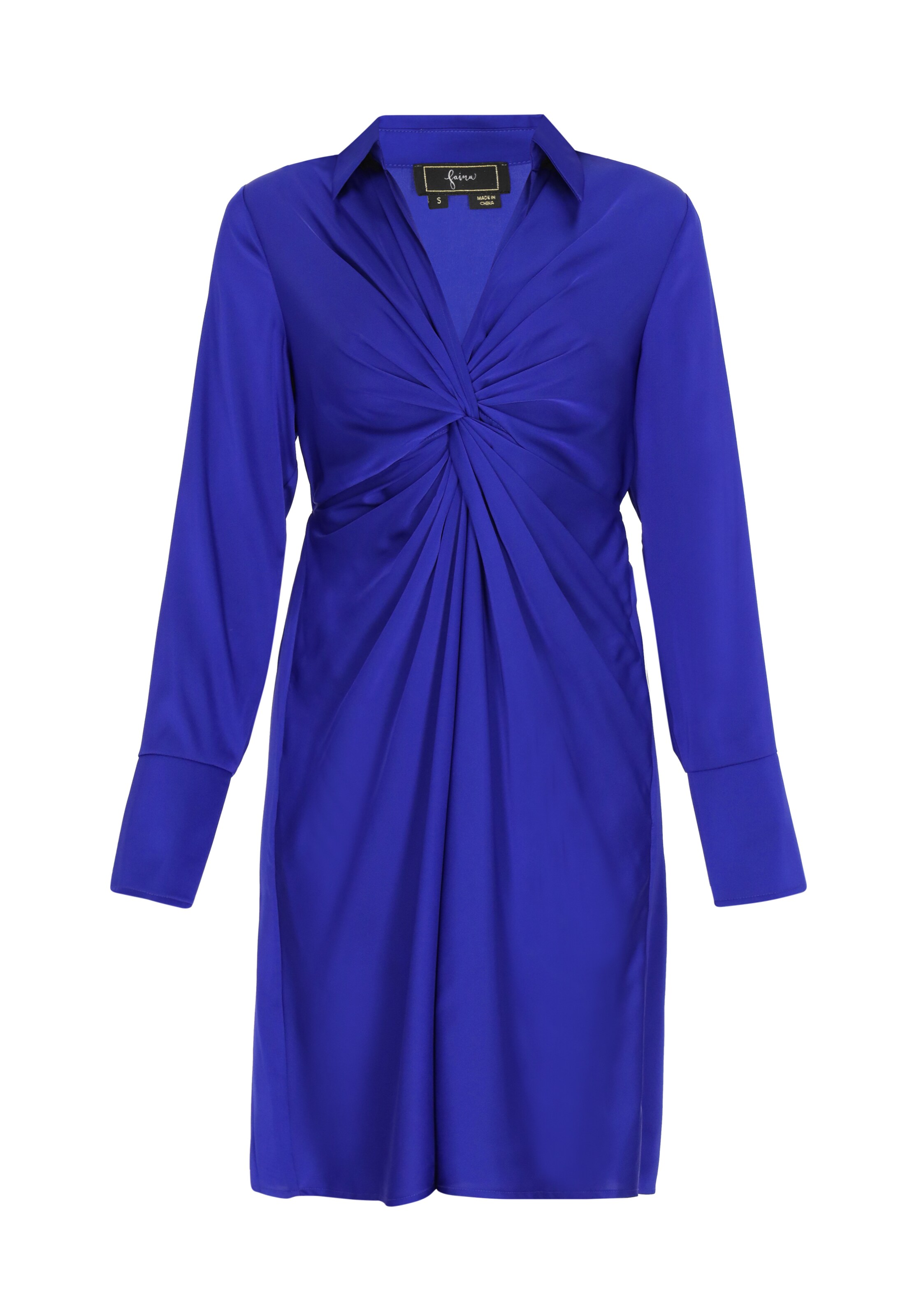 Robe faina en bleu : devant