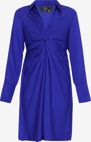 Robe faina en bleu : devant