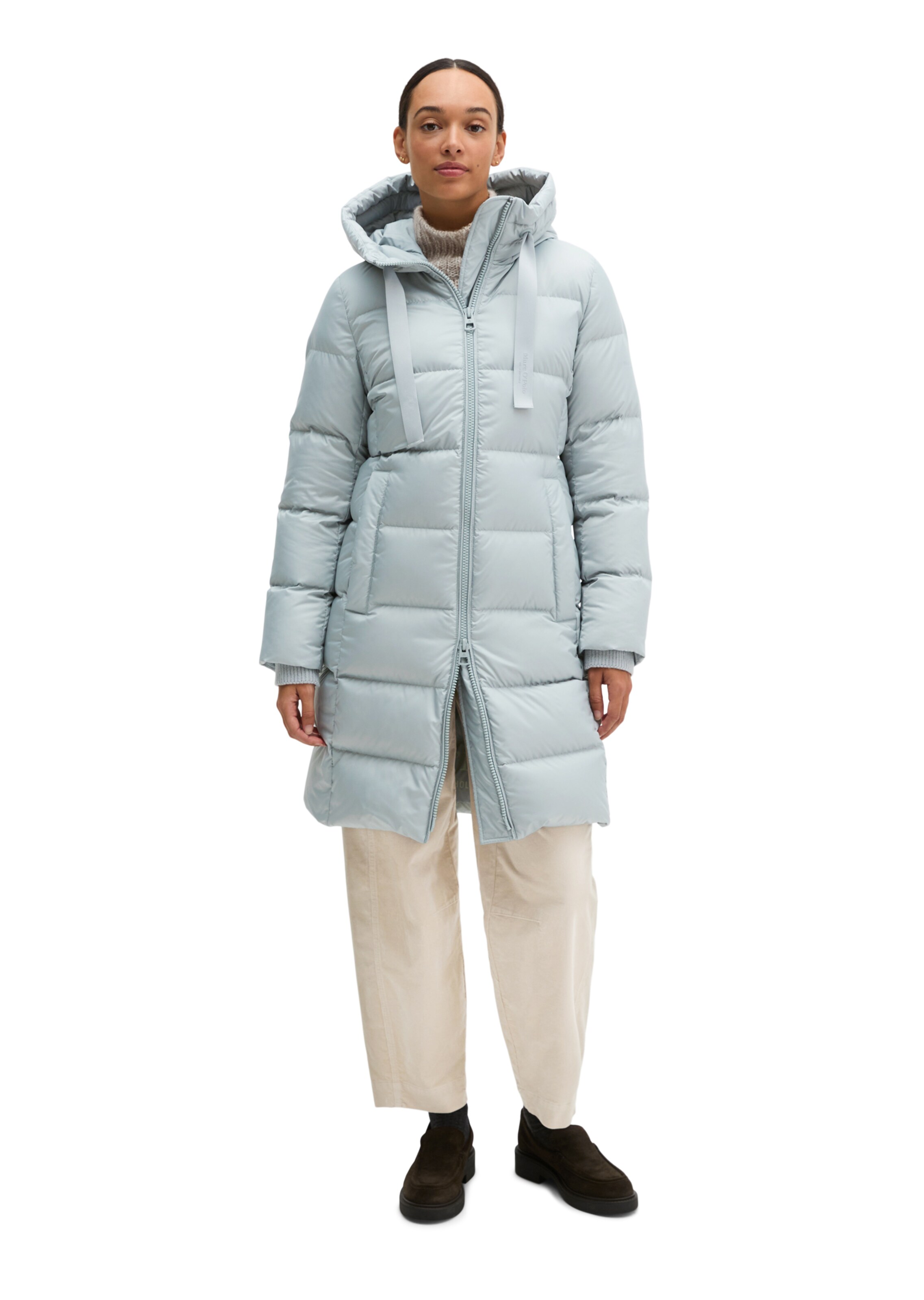 Manteau d’hiver Marc O'Polo en bleu : devant