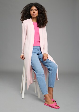 LAURA SCOTT Knit Cardigan in Pink