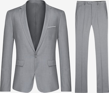 Youthup Anzug in Grau: Vorderseite