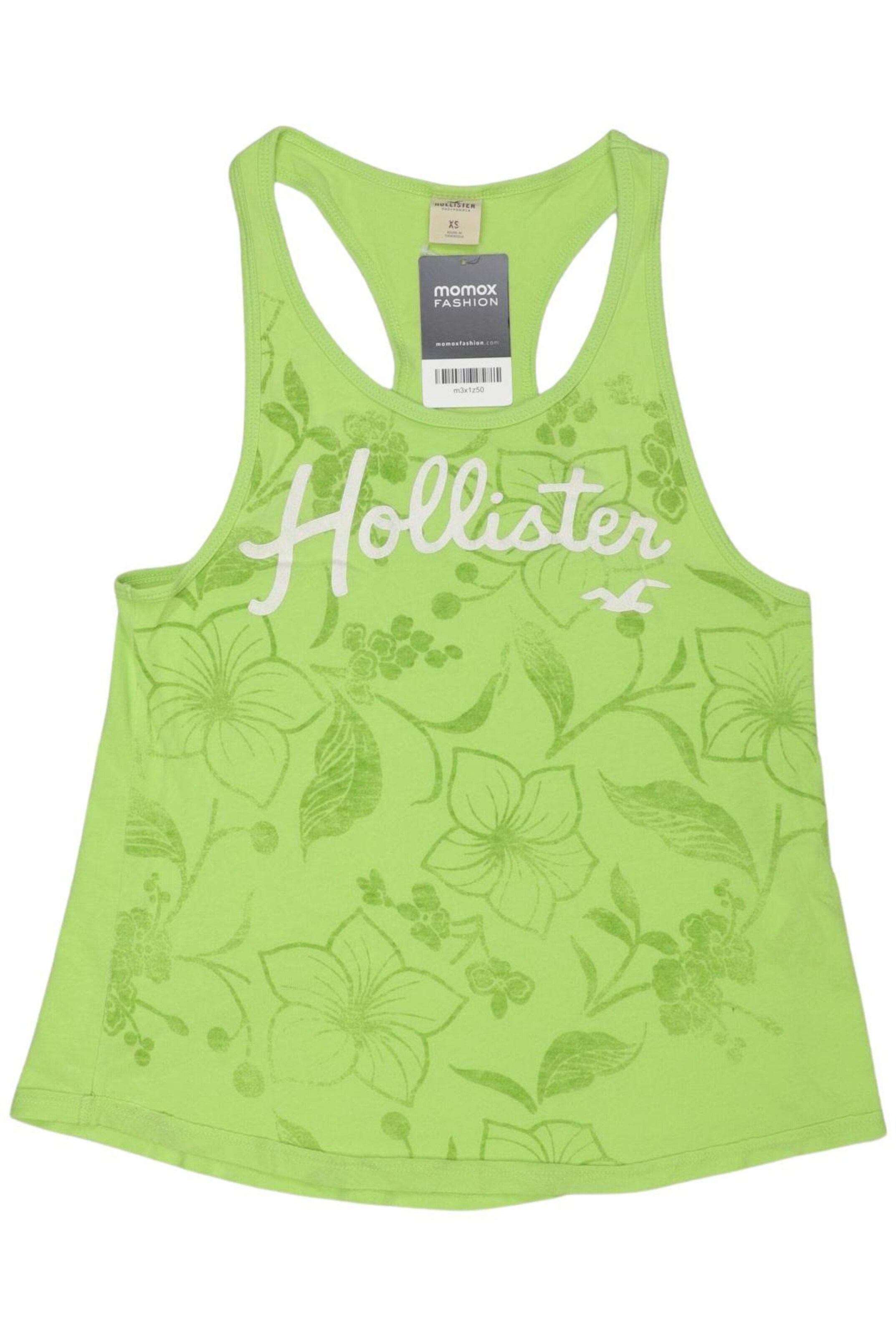 HOLLISTER Top & Shirt in XS in Green: front