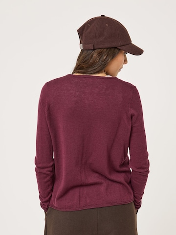 Tamaris Gebreid vest in Lila