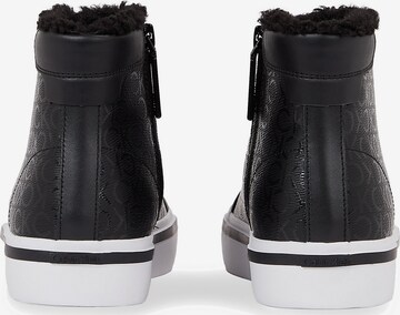 Sneaker înalt de la Calvin Klein pe negru