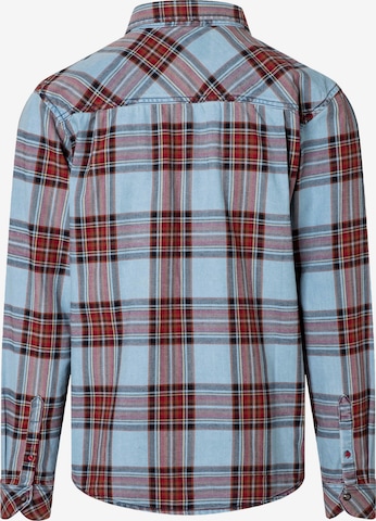 TIMEZONE Regular fit Button Up Shirt in Red