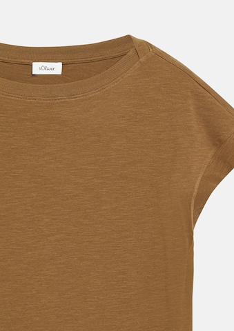 s.Oliver Shirt in Bruin