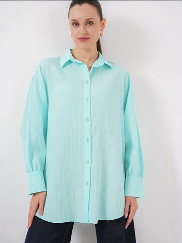 Chemisier Bigdart en bleu : devant