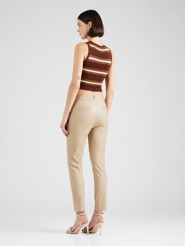 Freequent Slim fit Trousers 'SOLVEJ COOPER' in Beige