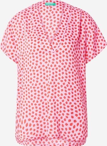 UNITED COLORS OF BENETTON Blouse in Roze: voorkant