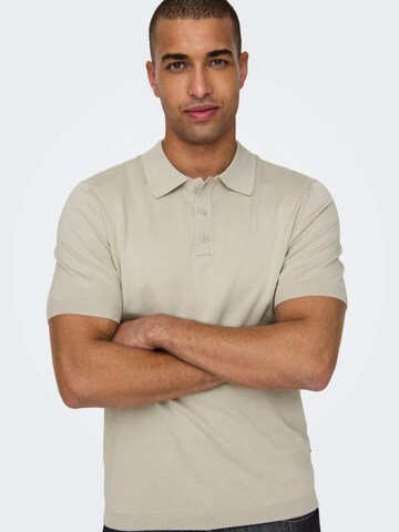 Pull-over Only & Sons en beige