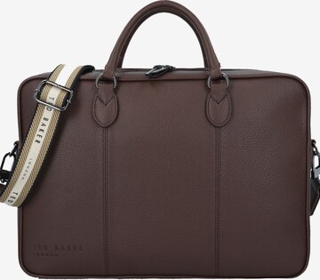 Ted Baker Document Bag in Brown: front