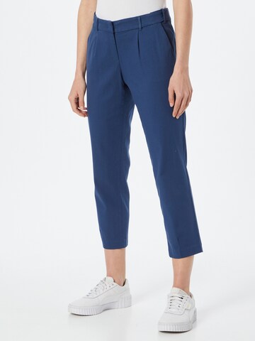 BRAX Regular Pleat-Front Pants 'Maron' in Blue: front